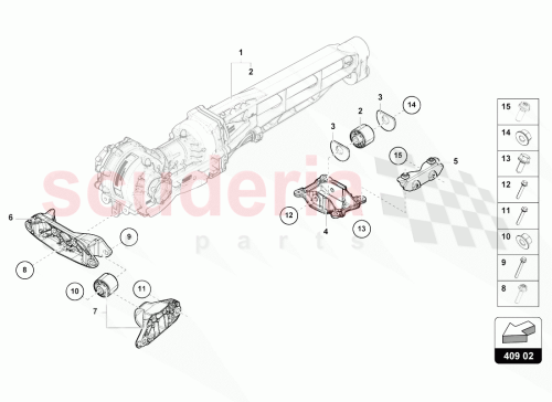 Part Diagram for Lamborghini 9P1399291