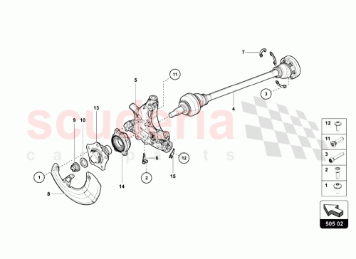 Part Diagram for Lamborghini 470505434D