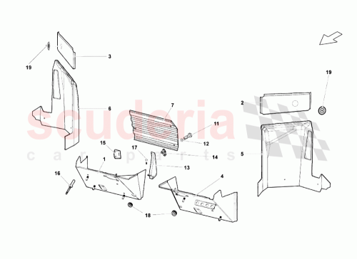 Part Diagram for Lamborghini 407805115A