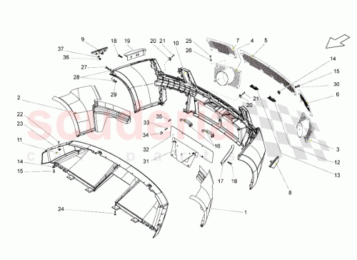 Part Diagram for Lamborghini WHT000698