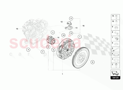 Part Diagram for Lamborghini 07M105269E