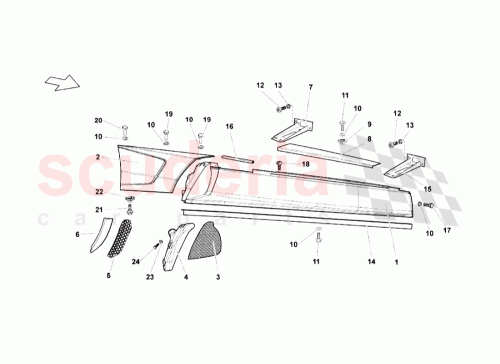 Part Diagram for Lamborghini 410853915A