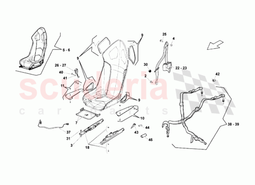 Part Diagram for Lamborghini 400857767
