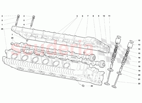 Part Diagram for Lamborghini 001229369