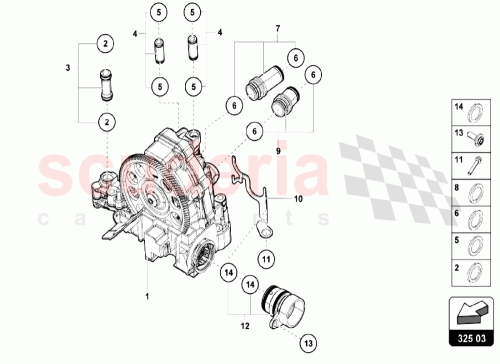Part Diagram for Lamborghini WHT004815
