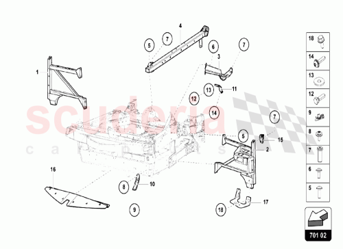 Part Diagram for Lamborghini 470806191D
