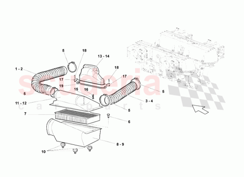 Part Diagram for Lamborghini N0245034