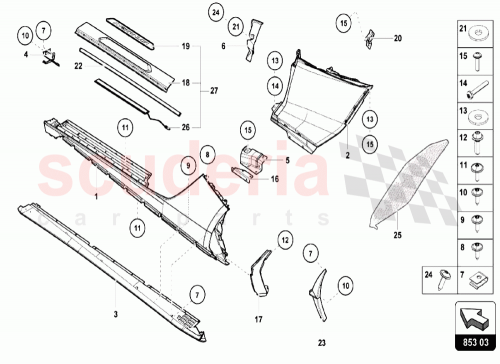 Part Diagram for Lamborghini 470853752