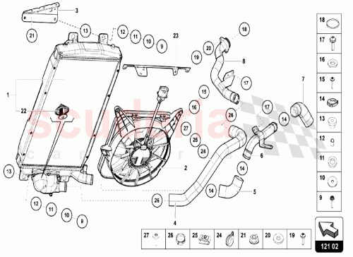 Part Diagram for Lamborghini 470121253G