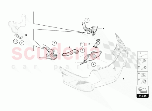 Part Diagram for Lamborghini 475805490A