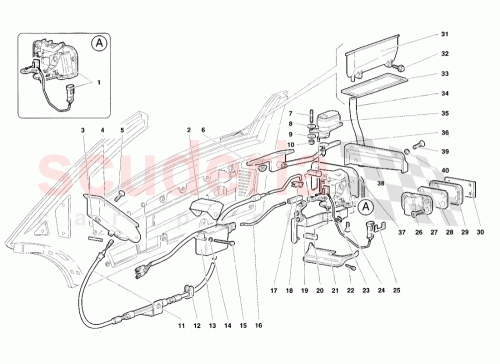 Part Diagram for Lamborghini 0072001640