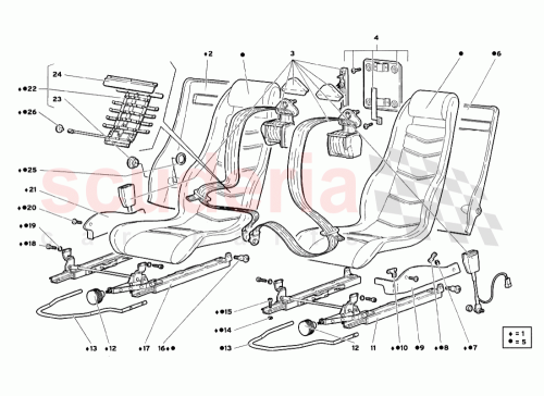 Part Diagram for Lamborghini 009435263