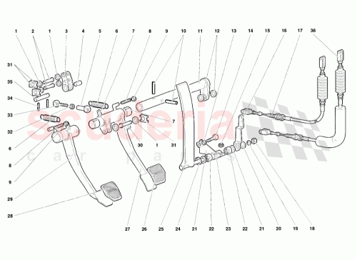 Part Diagram for Lamborghini 004235355