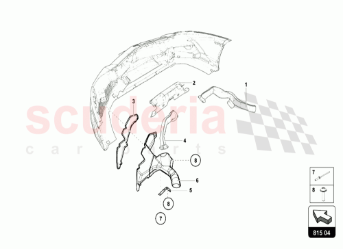 Part Diagram for Lamborghini 470805826C