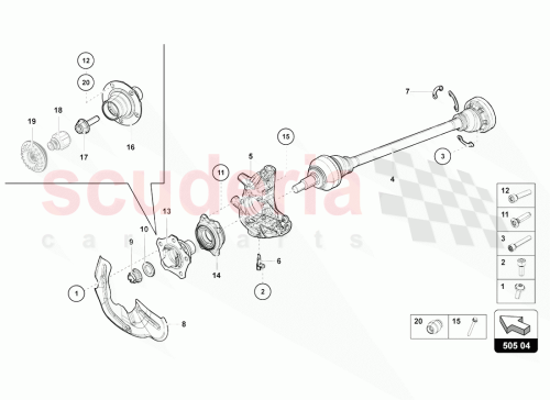 Part Diagram for Lamborghini 470501203P