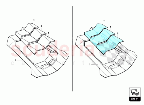 Part Diagram for Lamborghini 476827446F