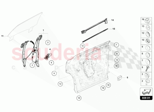 Part Diagram for Lamborghini 4ML839462A