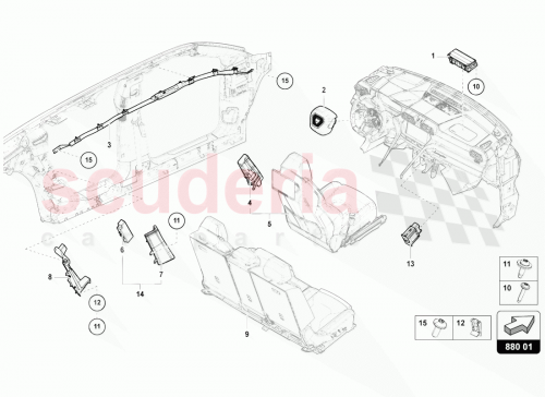 Part Diagram for Lamborghini 5Q0919237