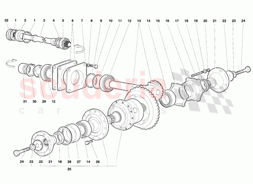 Part Diagram for Lamborghini 002332650
