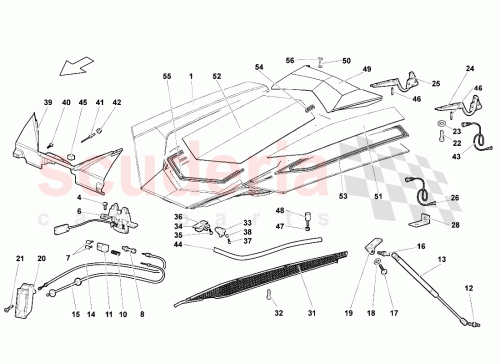 Part Diagram for Lamborghini 417827446A