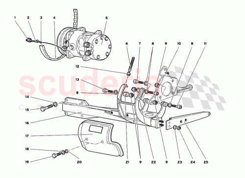Part Diagram for Lamborghini 006136453