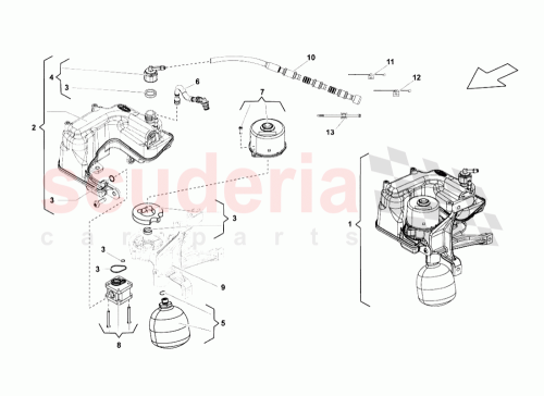 Part Diagram for Lamborghini 086398211D
