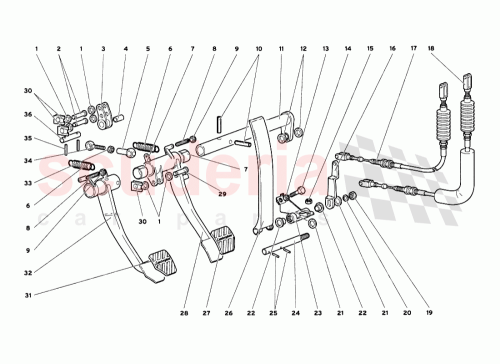 Part Diagram for Lamborghini 0042005211
