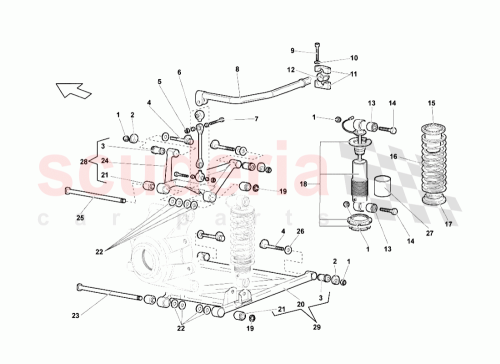 Part Diagram for Lamborghini 0052008857