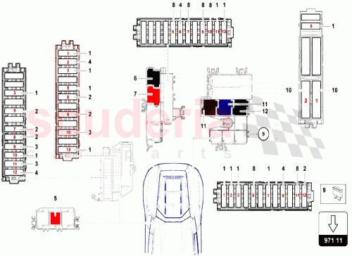 Part Diagram for Lamborghini N10251901