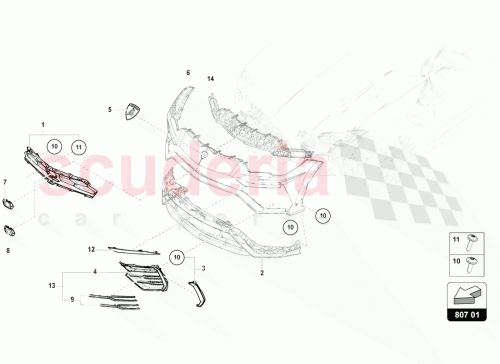 Part Diagram for Lamborghini 4ML853631A3FZ