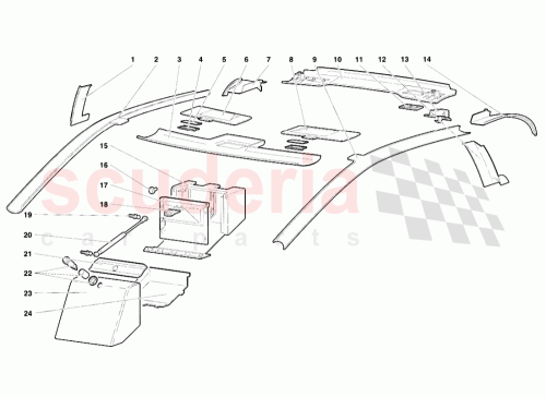 Part Diagram for Lamborghini 009458421