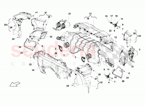 Part Diagram for Lamborghini 400251051