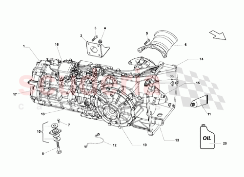 Part Diagram for Lamborghini 086300046M