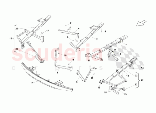 Part Diagram for Lamborghini 400806635