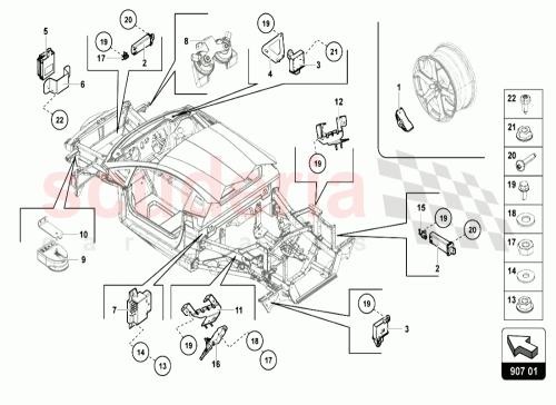 Part Diagram for Lamborghini 470919197D