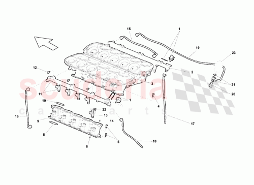 Part Diagram for Lamborghini 07L133206C