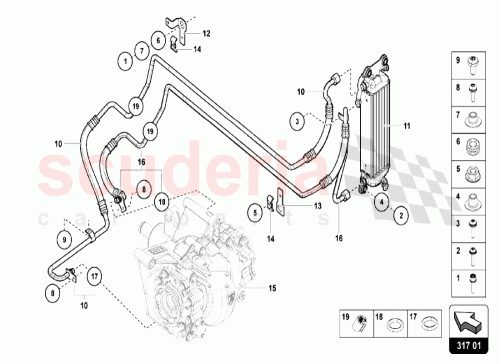 Part Diagram for Lamborghini 470511885B