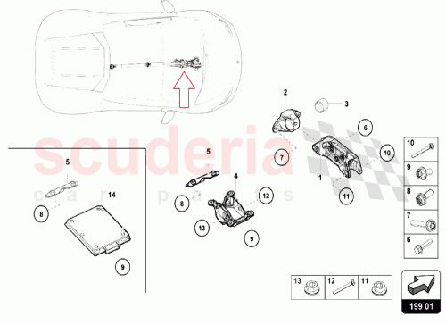 Part Diagram for Lamborghini N10699501
