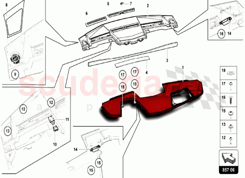 Part Diagram for Lamborghini 470035492E