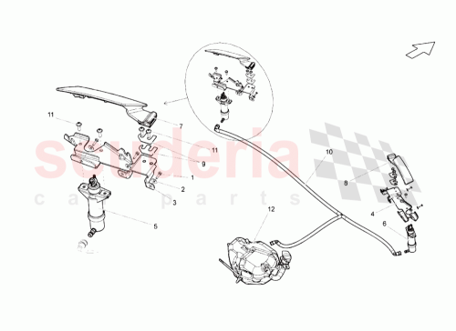 Part Diagram for Lamborghini 400941122A