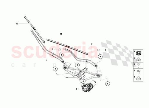 Part Diagram for Lamborghini 471955406B
