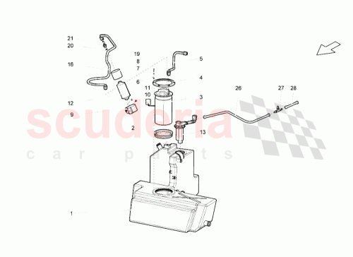 Part Diagram for Lamborghini 407201163