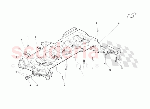 Part Diagram for Lamborghini N138493