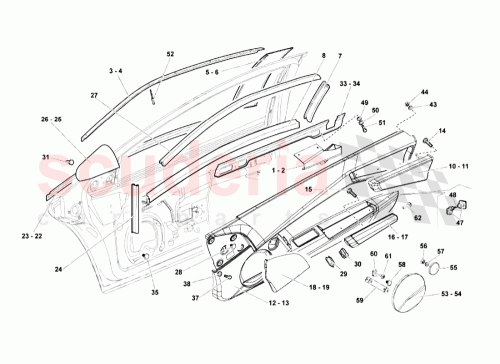 Part Diagram for Lamborghini N162151