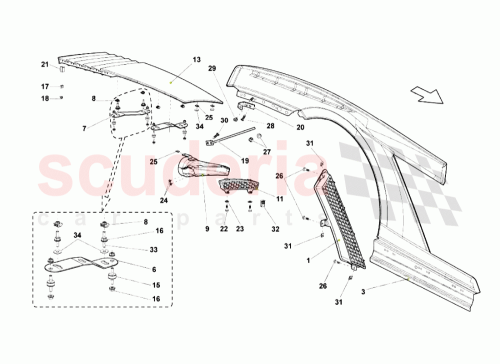 Part Diagram for Lamborghini 08J469820