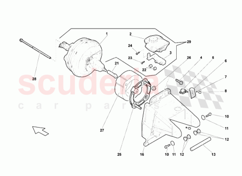 Part Diagram for Lamborghini 401721117