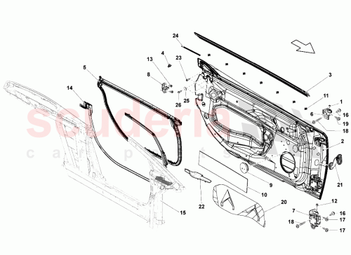 Part Diagram for Lamborghini 0R1400020