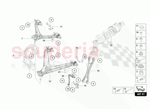 Part Diagram for Lamborghini 470941287E