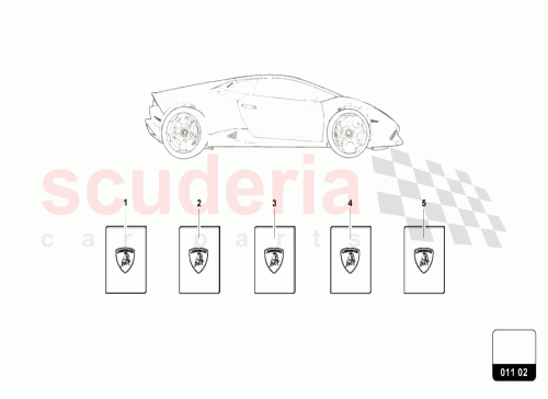 Part Diagram for Lamborghini 4T8012756AA