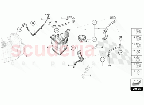 Part Diagram for Lamborghini 4T0127237